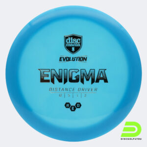 Discmania Enigma in blau, im Neo Kunststoff und ohne Spezialeffekt