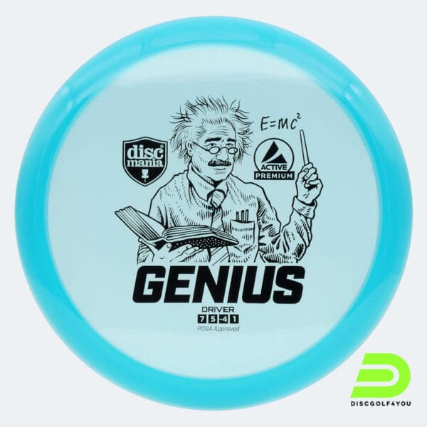 Discmania Genius in blue, active premium plastic