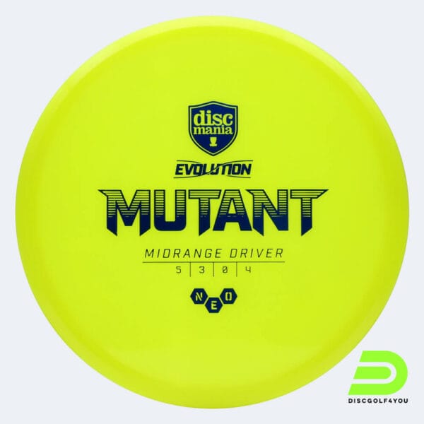 Discmania Mutant in yellow, neo plastic