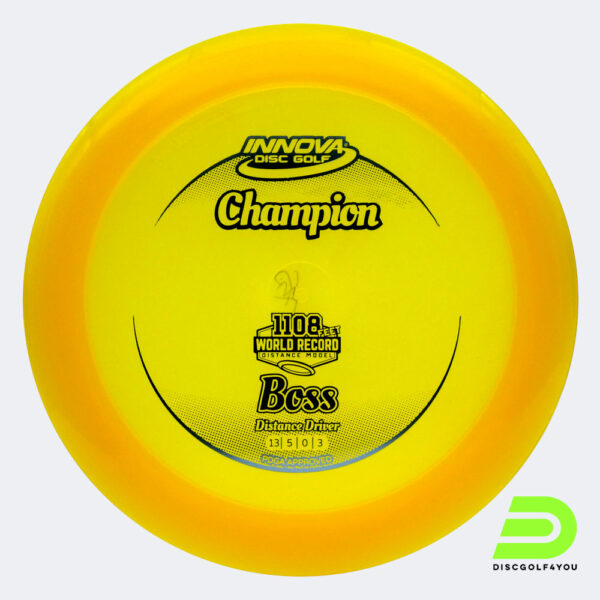Innova Boss in yellow, champion plastic
