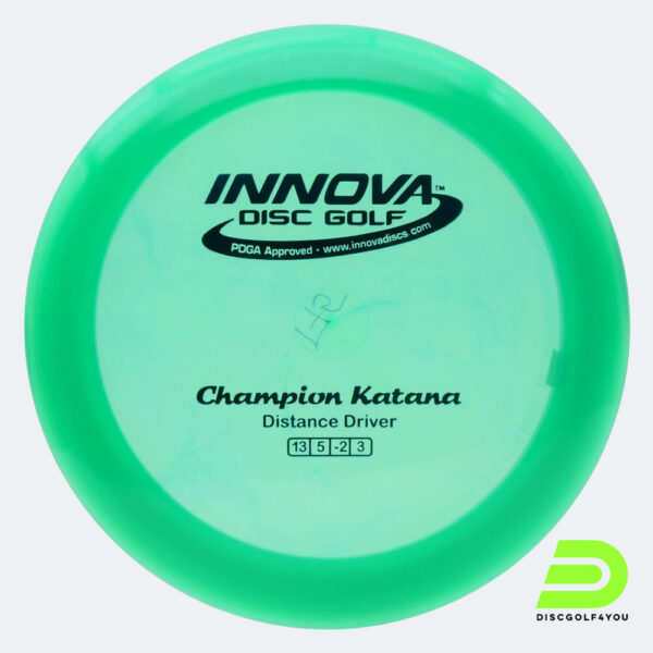 Innova Katana in green, champion plastic