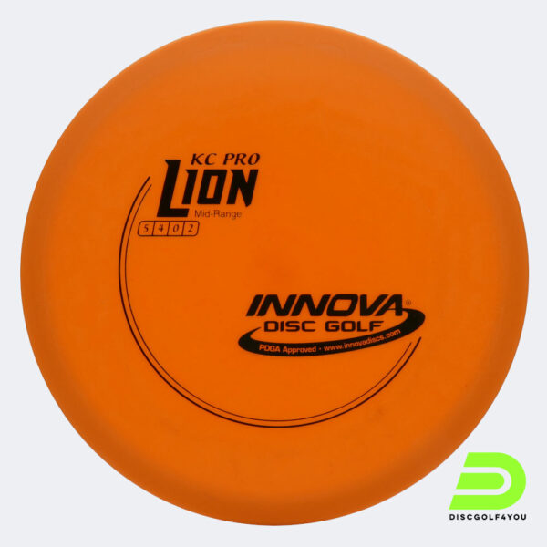 Innova Lion in orange, im KC Pro Kunststoff und ohne Spezialeffekt