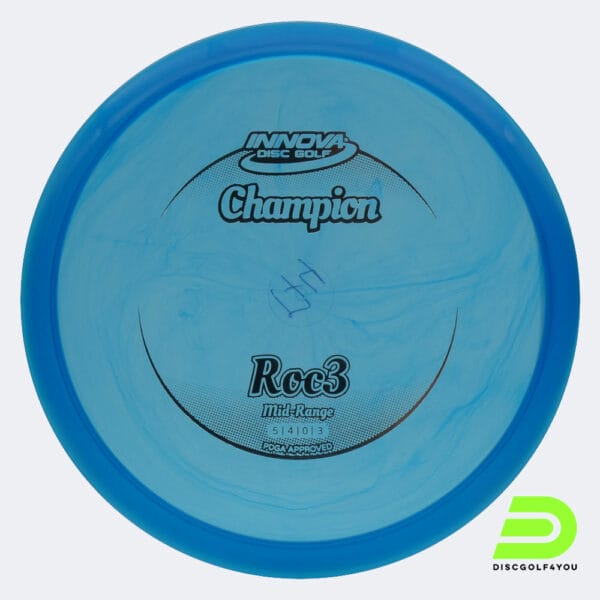 Innova Roc 3 in blue, champion plastic