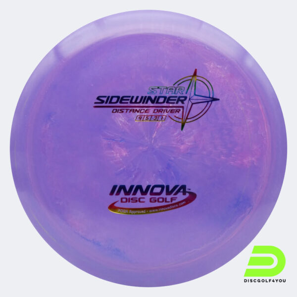 Innova Sidewinder in purple, star plastic