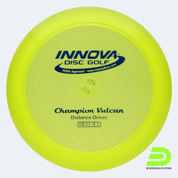 Innova Vulcan in yellow, champion plastic