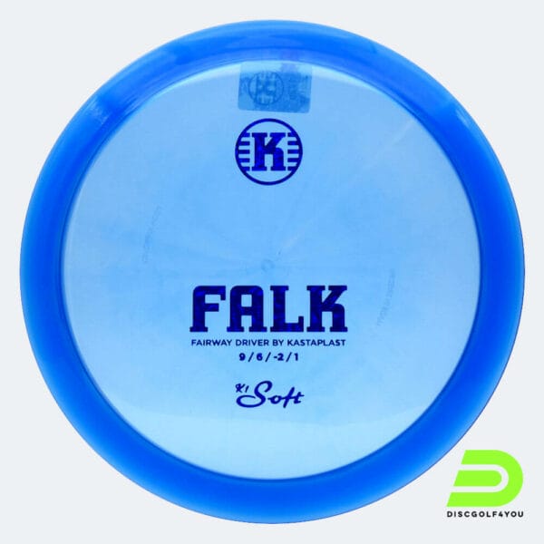 Kastaplast Falk in blau, im K1 soft Kunststoff und ohne Spezialeffekt