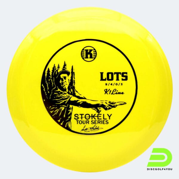 Kastaplast Lots Stokley Tour Series in yellow, k1 plastic