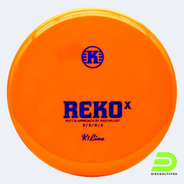 Kastaplast RekoX in orange, im K1 Kunststoff und ohne Spezialeffekt