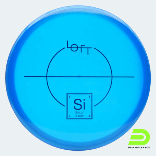 Loft Discs Silicon in blue, alpaha-solid plastic