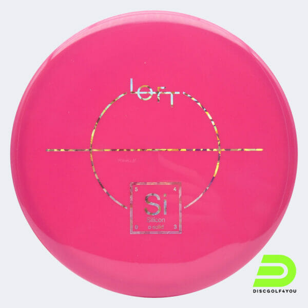 Loft Discs Silicon in rosa, im alpaha-solid Kunststoff und ohne Spezialeffekt