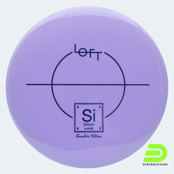 Loft Discs Silicon in purple, alpaha-solid plastic and founders edition effect