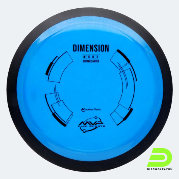 MVP Dimension in blau, im Neutron Kunststoff und ohne Spezialeffekt