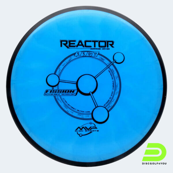 MVP Reactor in blue, fission plastic
