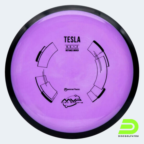 MVP Tesla in purple, neutron plastic