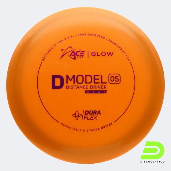 Prodigy ACE Line D OS in orange, im Duraflex GLOW Kunststoff und glow Spezialeffekt