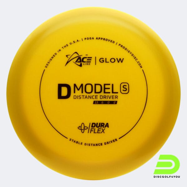 Prodigy ACE Line D S in yellow, duraflex glow plastic and glow effect