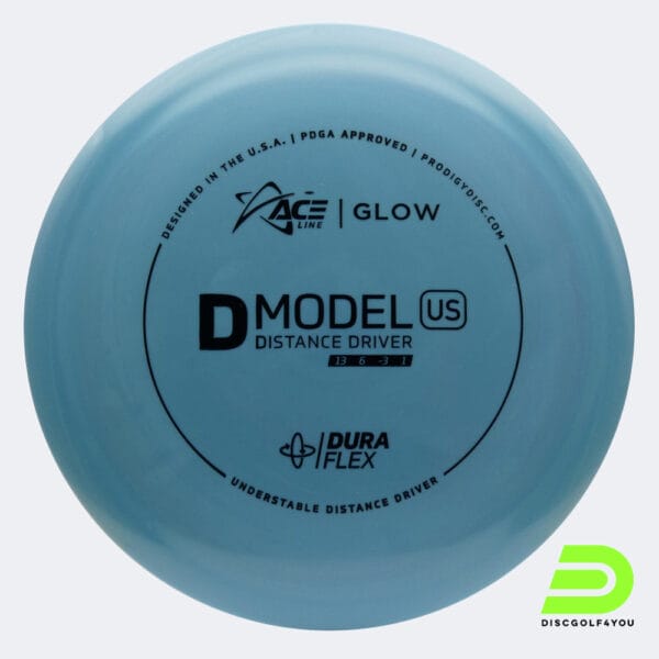 Prodigy ACE Line D US in blau, im Duraflex GLOW Kunststoff und glow Spezialeffekt