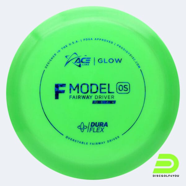 Prodigy ACE Line F OS in grün, im Duraflex GLOW Kunststoff und glow Spezialeffekt