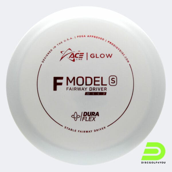 Prodigy ACE Line F S in weiss, im Duraflex GLOW Kunststoff und glow Spezialeffekt