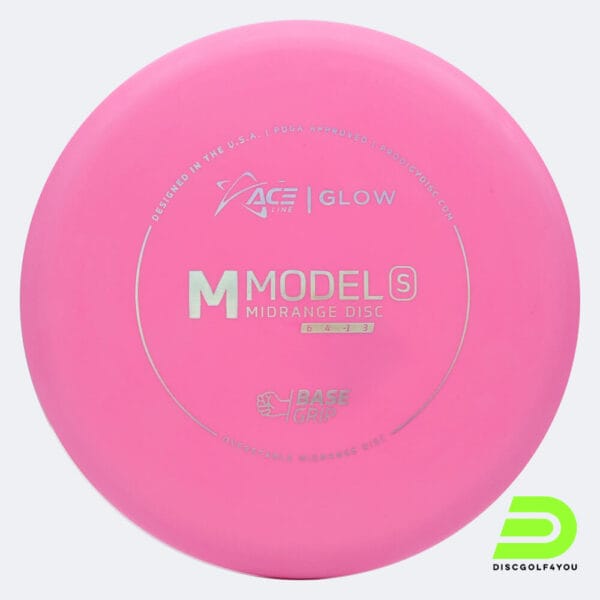Prodigy ACE Line M S in rosa, im BaseGrip Kunststoff und ohne Spezialeffekt