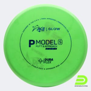 Prodigy Ace Line P S in green, duraflex glow plastic and glow effect
