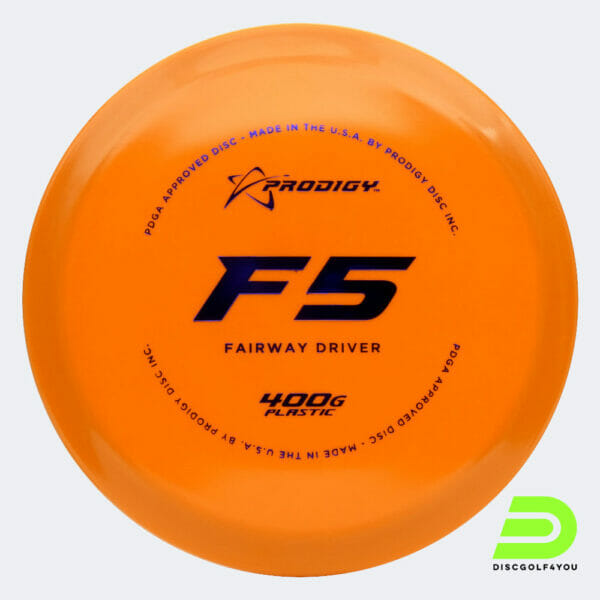 Prodigy F5 in orange, im 400G Kunststoff und ohne Spezialeffekt