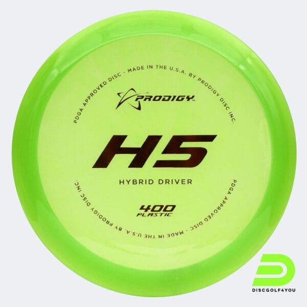 Prodigy H5 in grün, im 400 Kunststoff und ohne Spezialeffekt