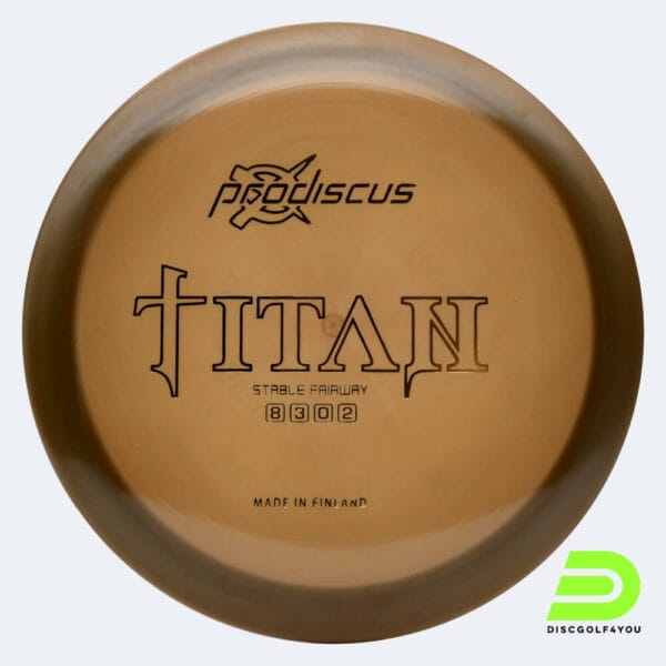 Prodiscus Titan in braun, im Platinium Kunststoff und ohne Spezialeffekt