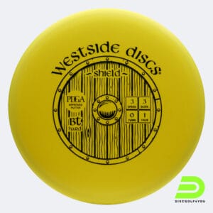 Westside Shield in yellow, bt hard plastic